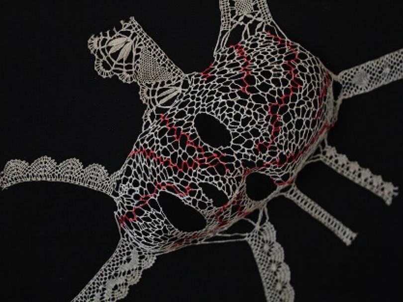 Urban lace art from Finland