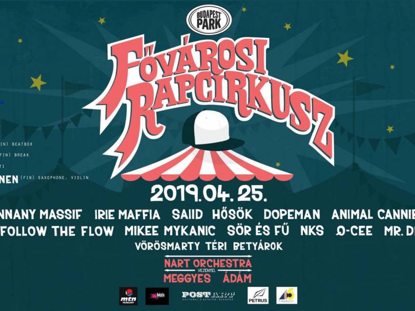 Finnish hiphop artists in Rapcirkusz concert April 25