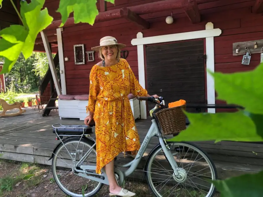 A bike, a sewing machine and corona summer